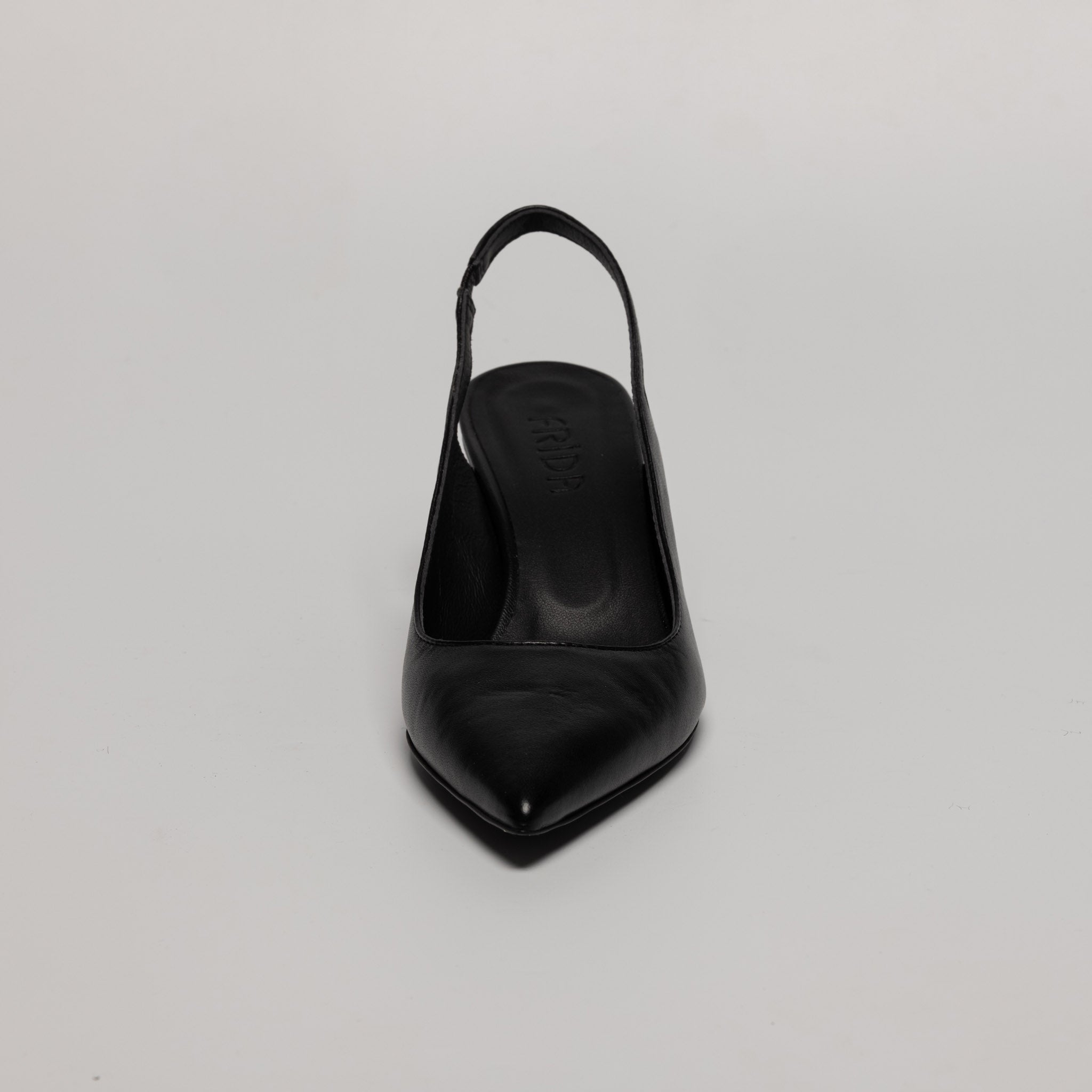 LUCE – Slingback Essential | Nappa nera