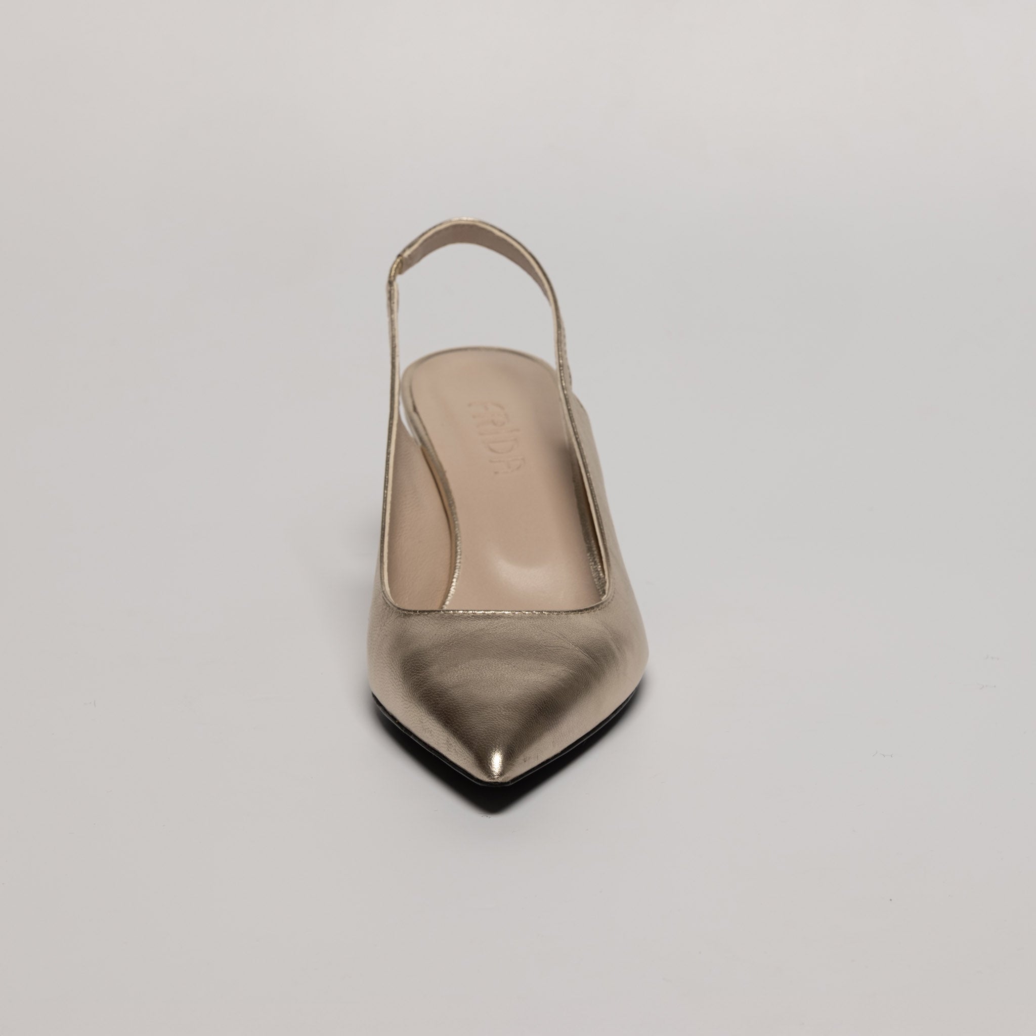 LUCE – Slingback Essential | Nappa platino