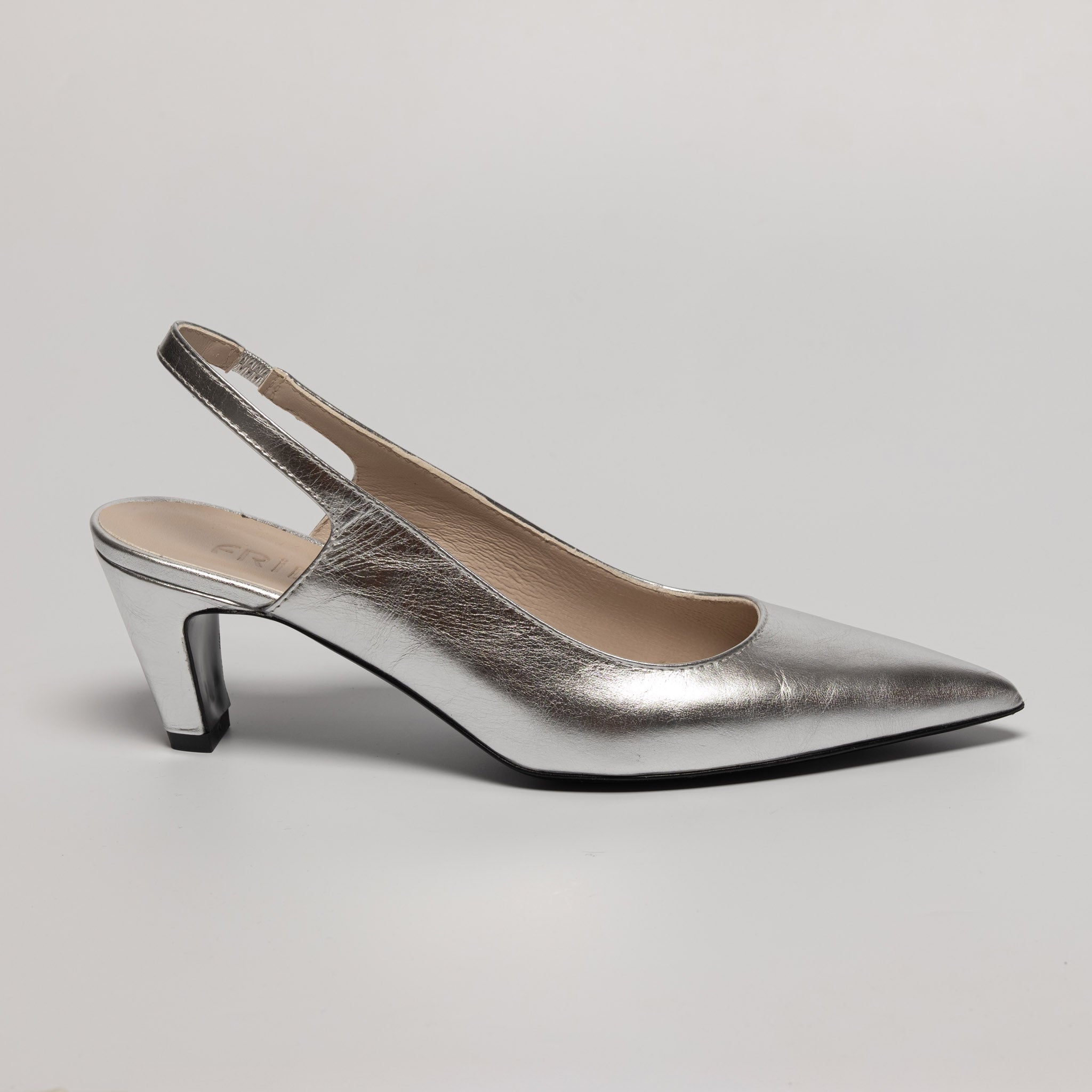 LUCE – Slingback Essential | Nappa argento