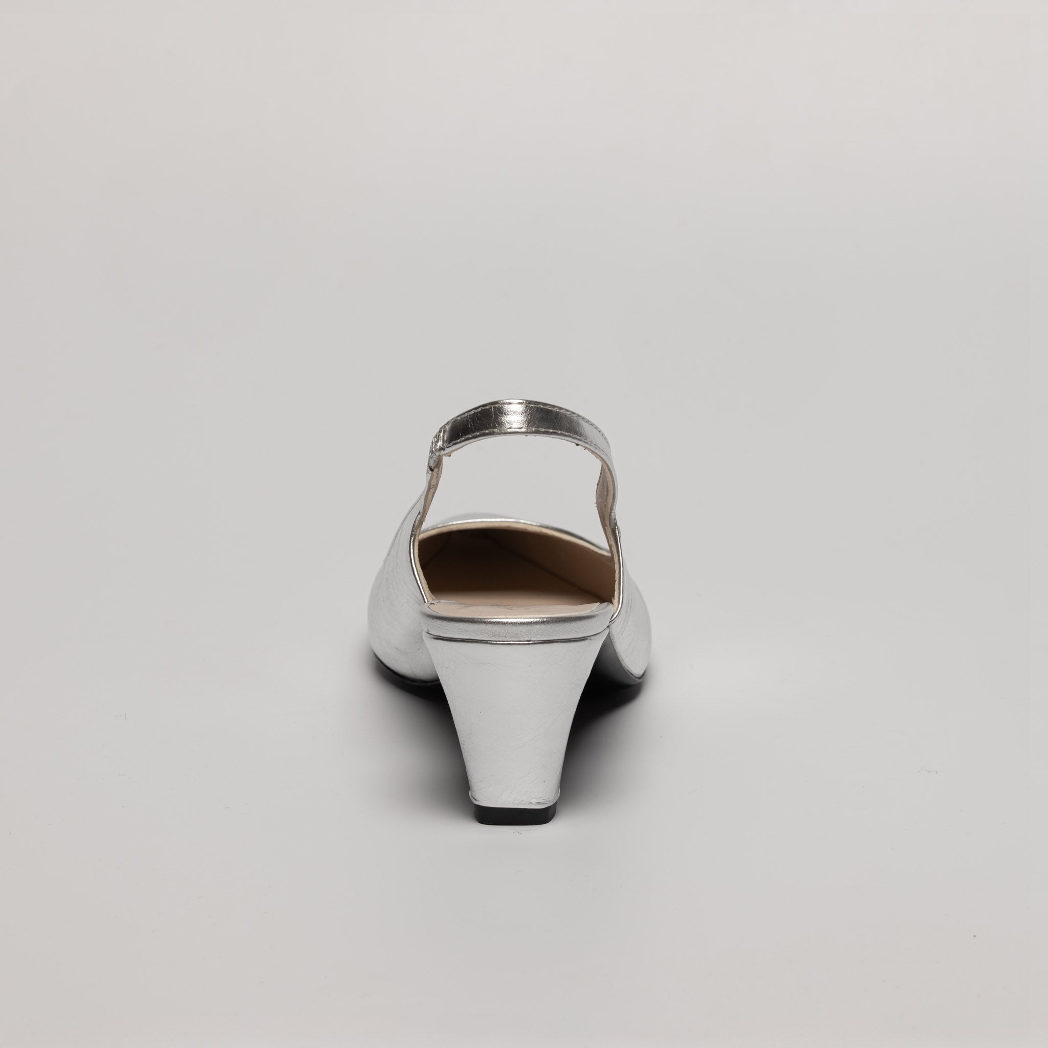 LUCE – Slingback Essential | Nappa argento