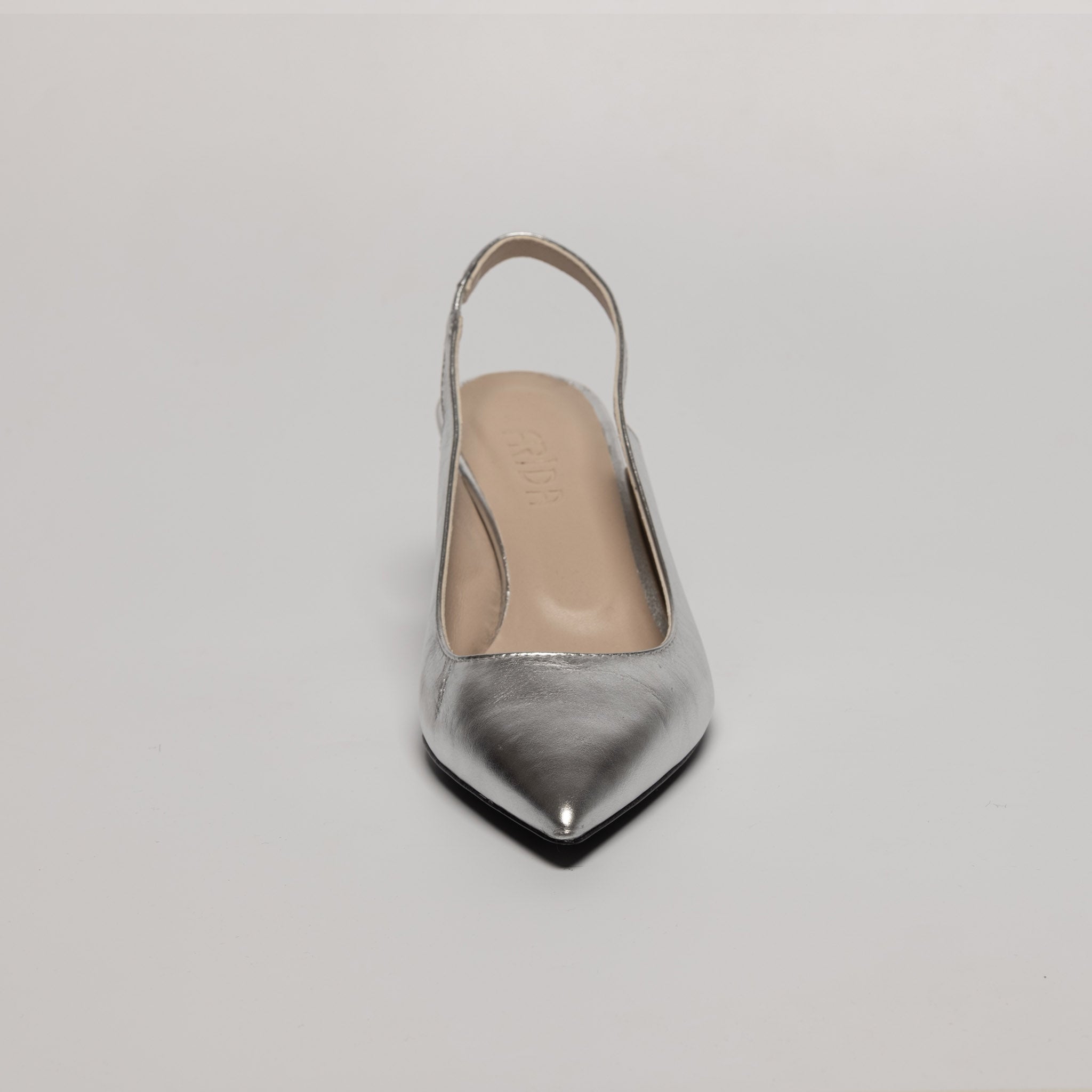 LUCE – Slingback Essential | Nappa argento