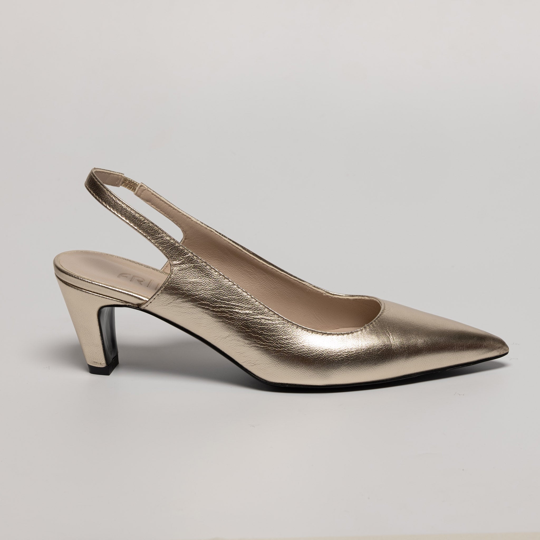 LUCE – Slingback Essential | Nappa platino
